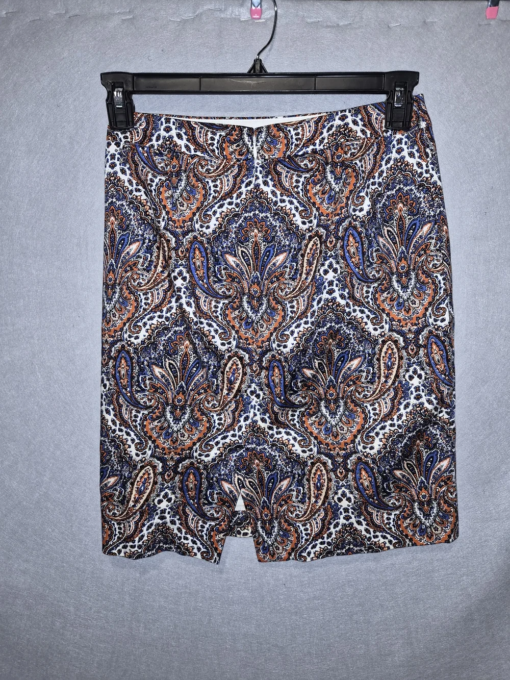 The Pencil Skirt J.Crew Paisley Pencil Size 0